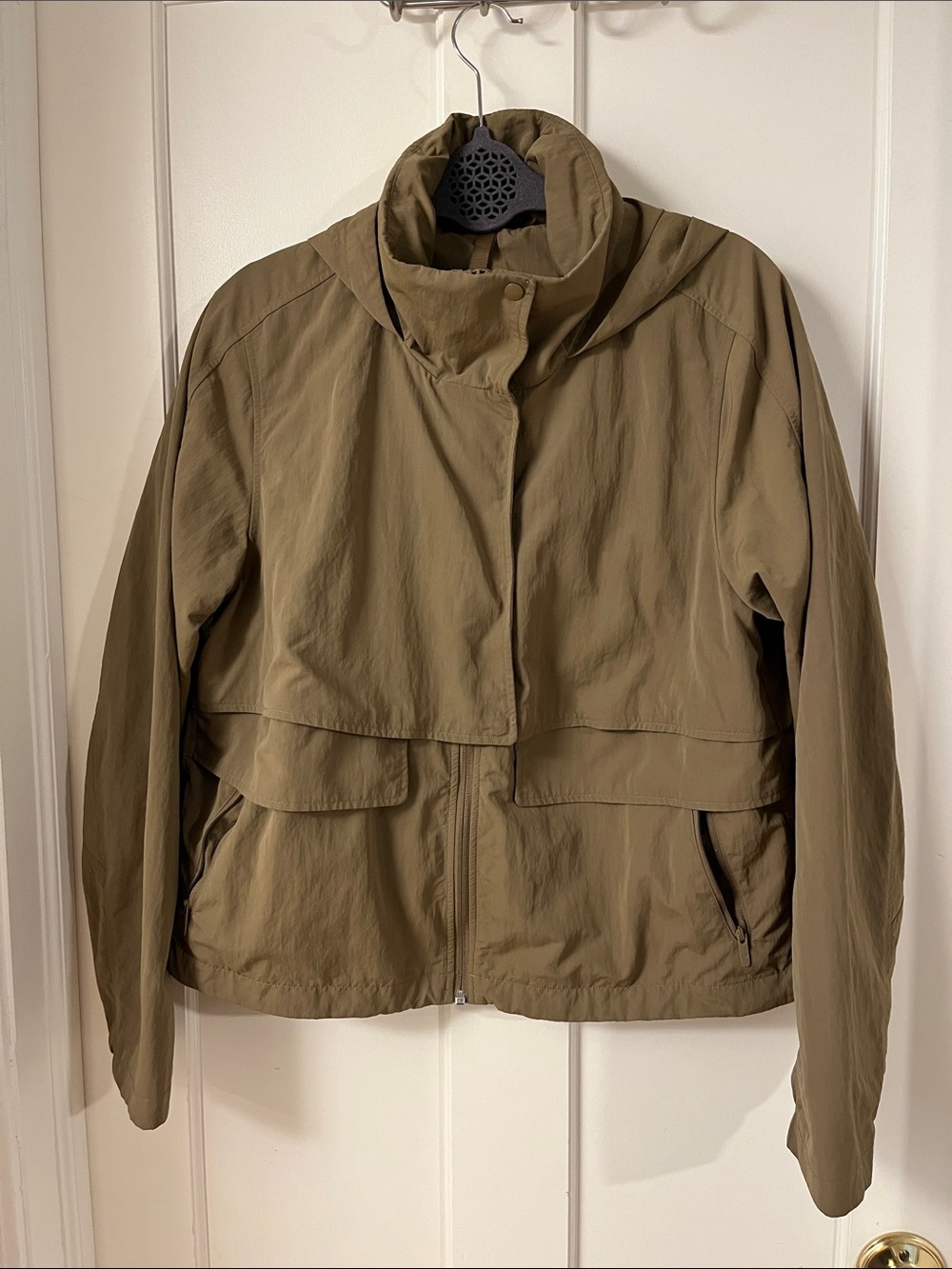 Like new Lululemon Always Effortless Jacket
Size 8 in color: artifact - Picture 2 of 15